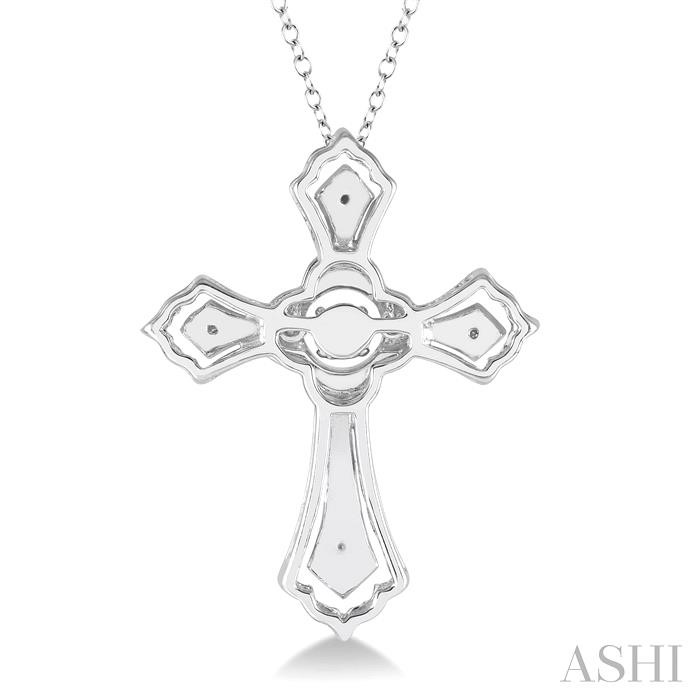 Silver Cross Emotion Diamond Fashion Pendant-3