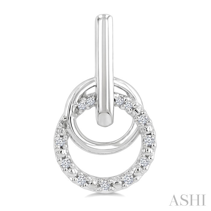 Silver Diamond Fashion Drop Earrings