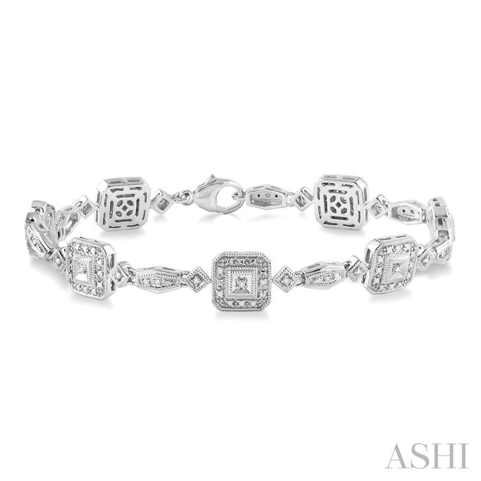 SILVER DIAMOND BRACELET