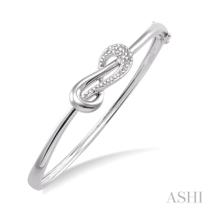 SILVER DIAMOND FASHION BANGLE