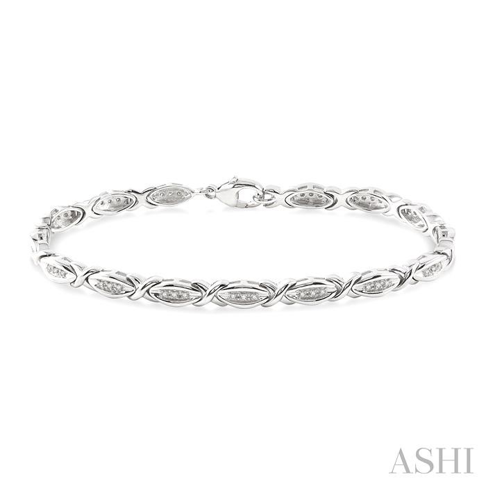 SILVER DIAMOND BRACELET