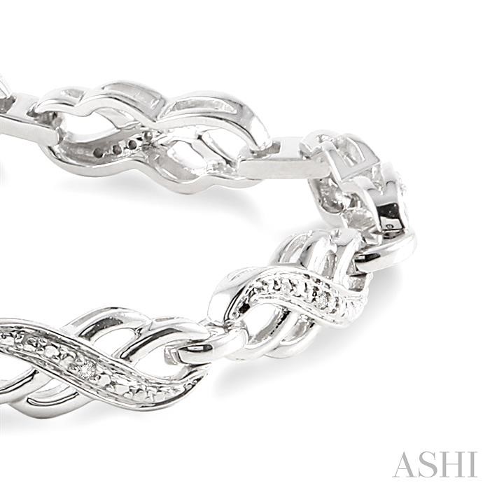 Silver Diamond Fashion Bracelet-2