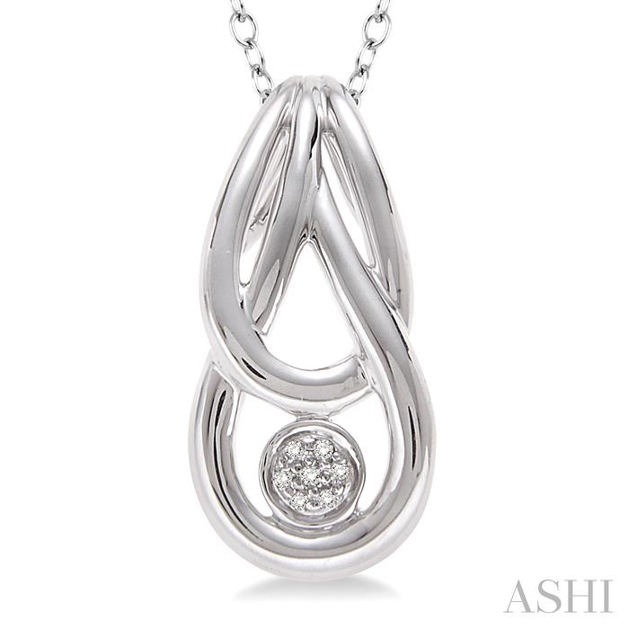 Silver Diamond Fashion Pendant-3
