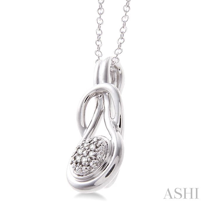 Silver Diamond Fashion Pendant-2