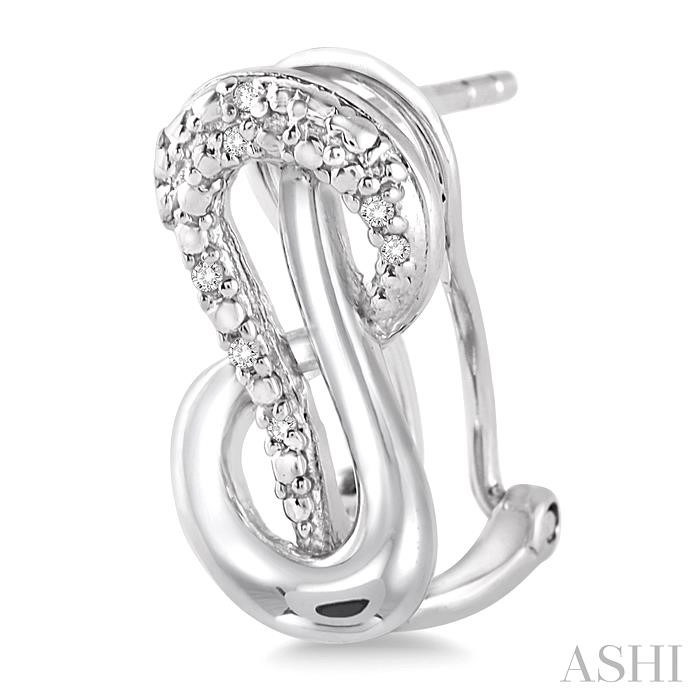 Silver Diamond Fashion Earrings-3
