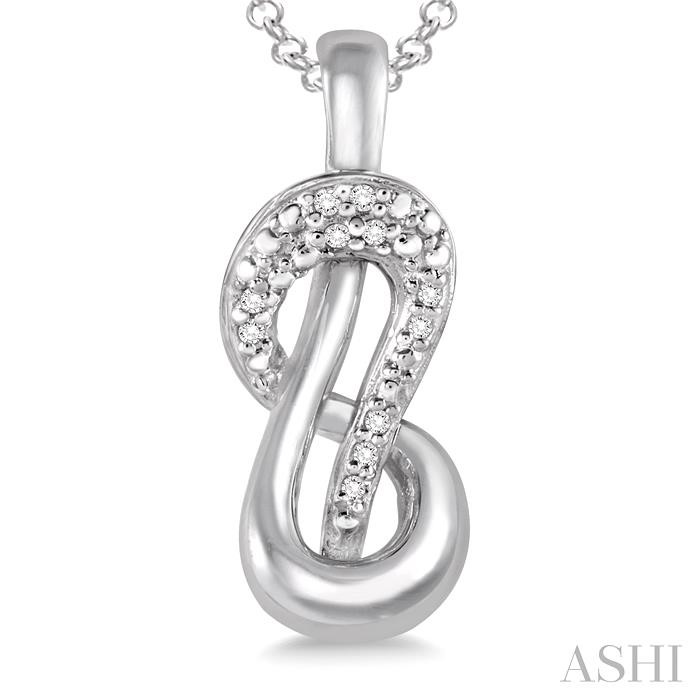 Silver Diamond Fashion Pendant-3