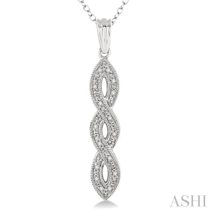 Silver Diamond Fashion Pendant-3