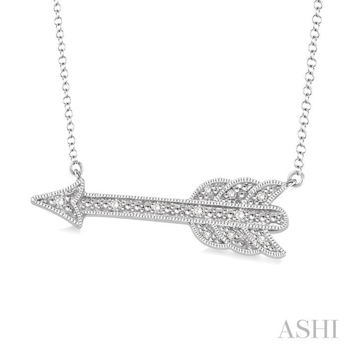 Silver Arrow Diamond Fashion Pendant-2