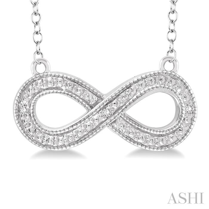Silver Infinity Diamond Fashion Pendant-3