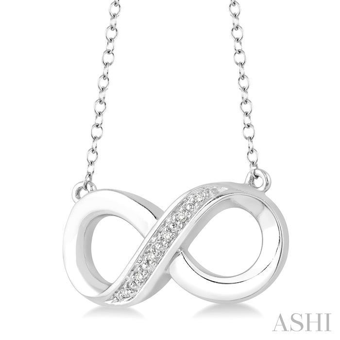 Silver Infinity Diamond Fashion Pendant-2