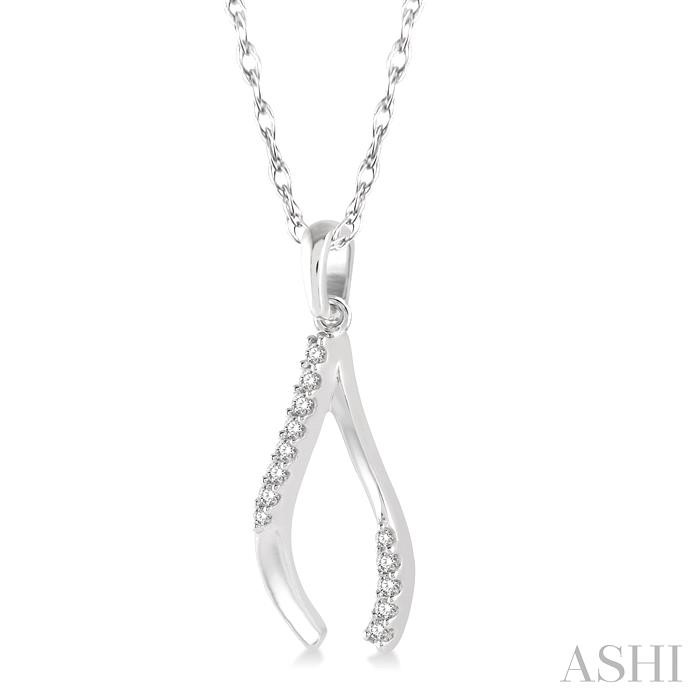 Wishbone Diamond Fashion Pendant-2