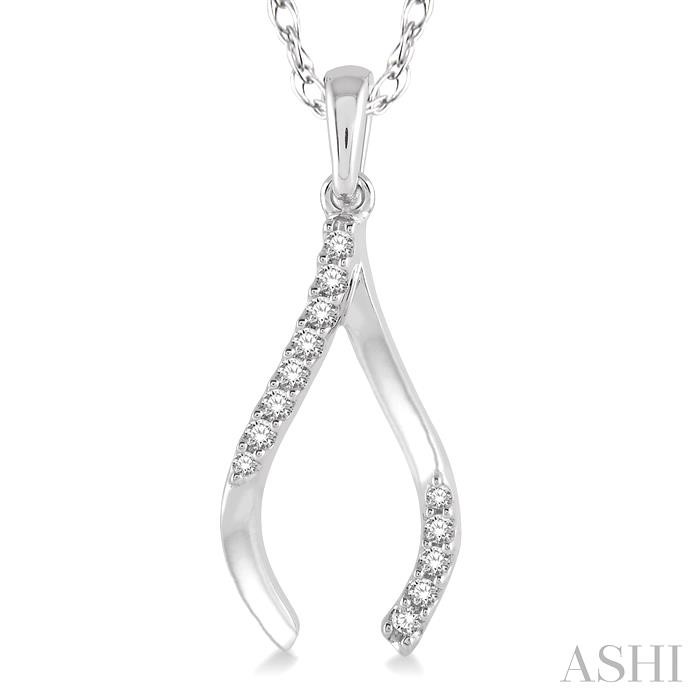 Wishbone Diamond Fashion Pendant-3
