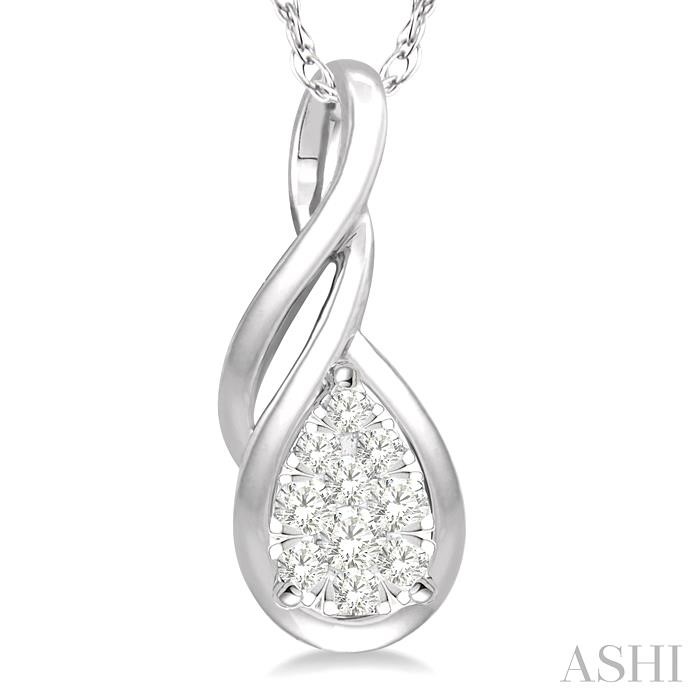Pear Shape Lovebright Diamond Fashion Pendant-3