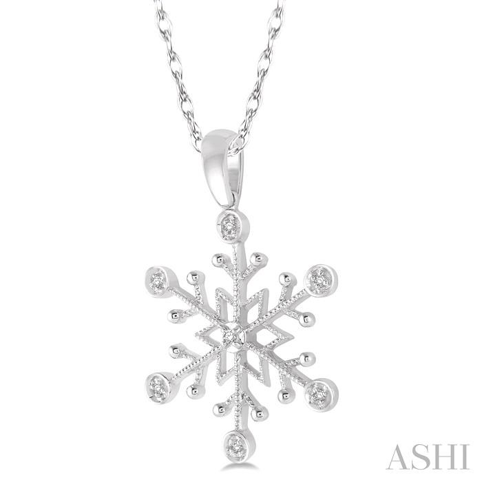 Snow Flake Diamond Fashion Pendant-2