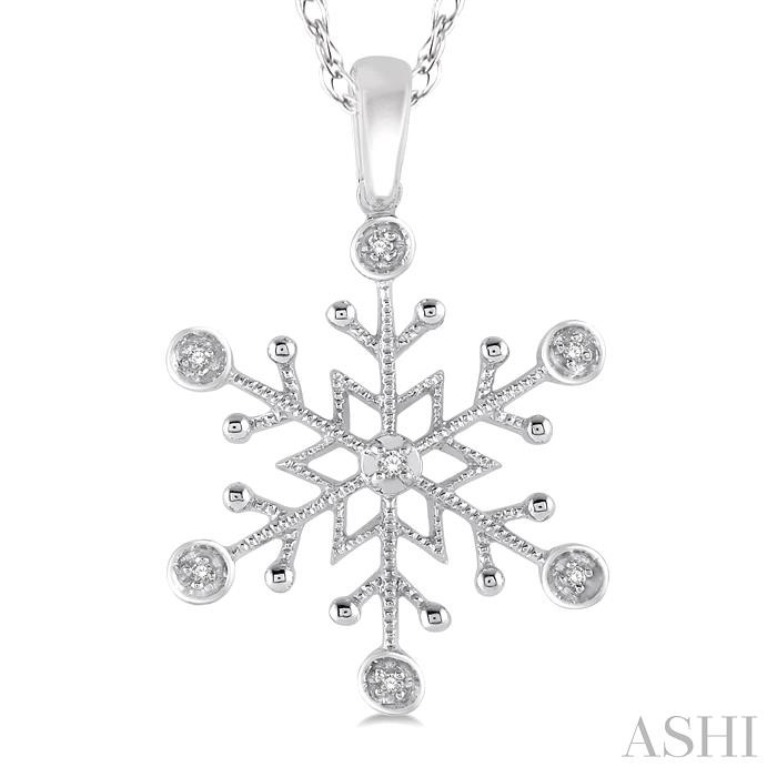 Snow Flake Diamond Fashion Pendant-3