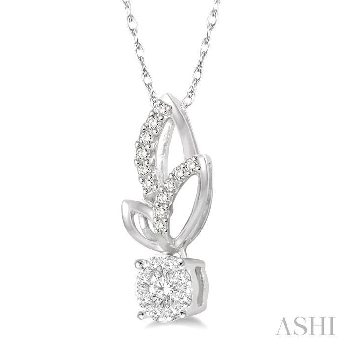 Round Shape Lovebright Diamond Fashion Pendant-2