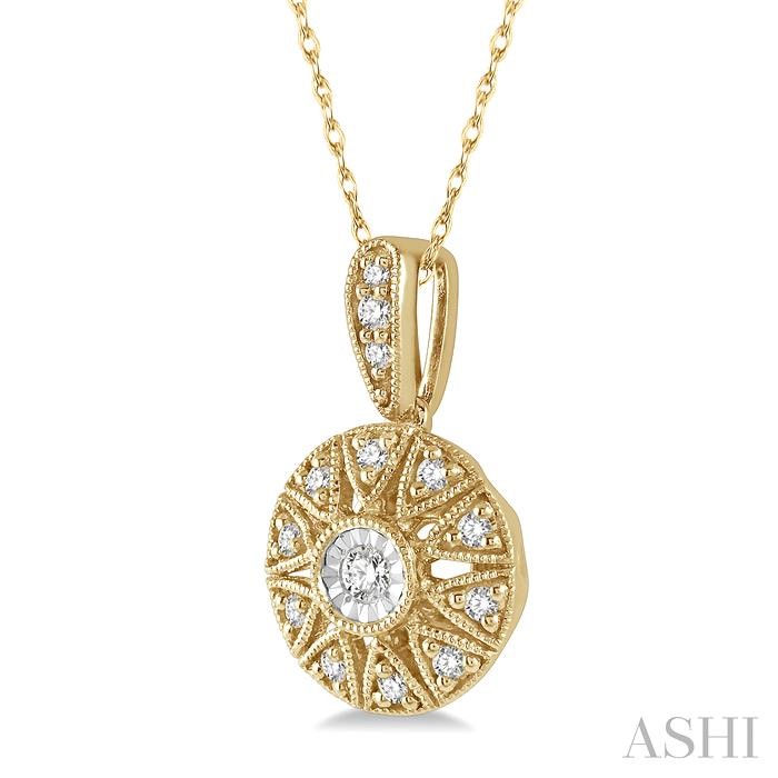 Medallion Diamond Fashion Pendant-2
