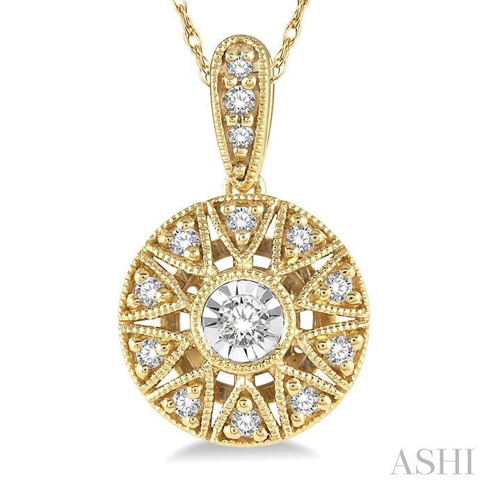 Medallion Diamond Fashion Pendant-3