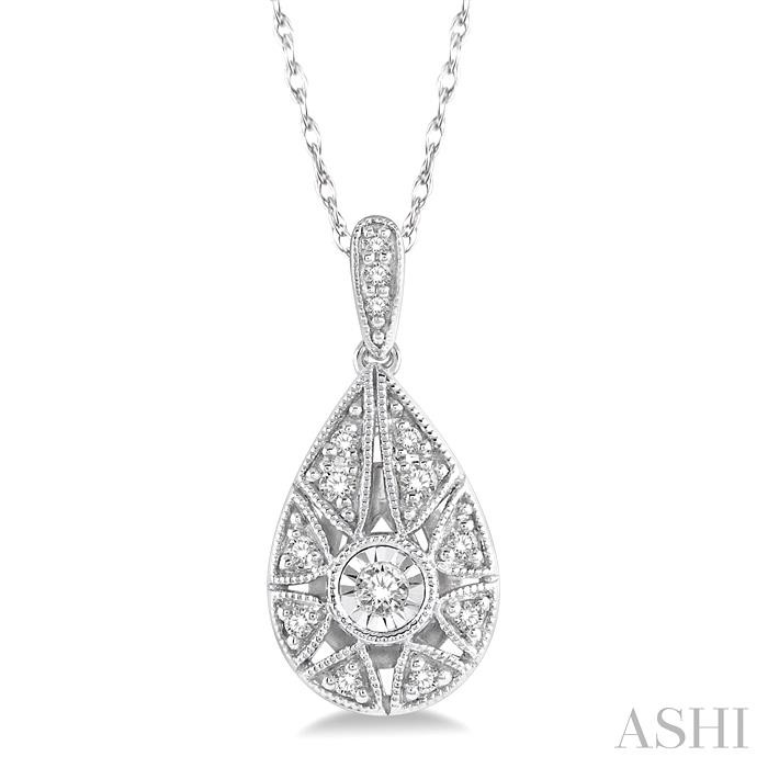 PEAR SHAPE DIAMOND PENDANT