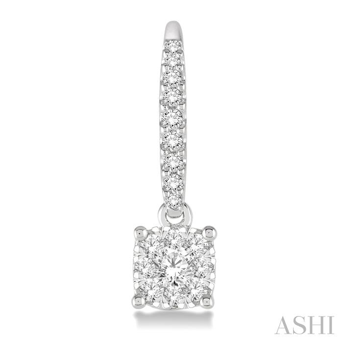 Cushion Shape Lovebright Essential Diamond Earrings-2
