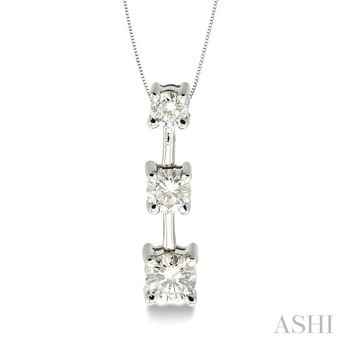 PAST PRESENT & FUTURE DIAMOND PENDANT