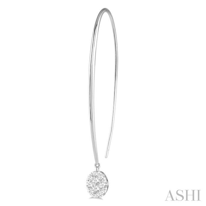 Oval Shape Lovebright Essential Diamond Earrings-3