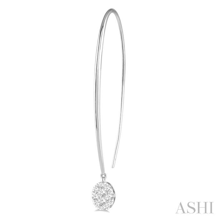 Oval Shape Lovebright Essential Diamond Earrings-3