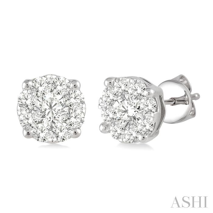 LOVEBRIGHT ESSENTIAL DIAMOND STUD EARRINGS