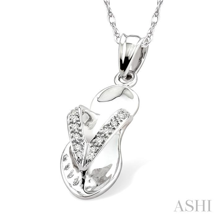 Flip Flop Diamond Fashion Pendant-2