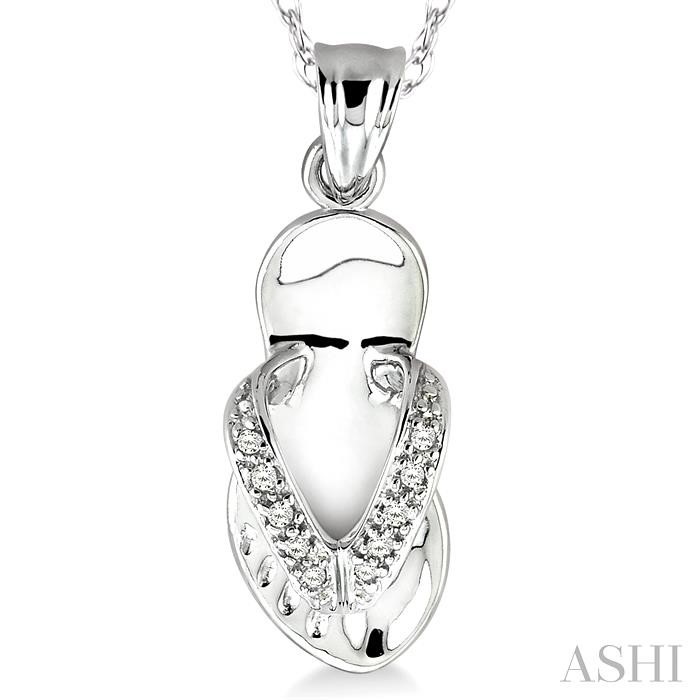 Flip Flop Diamond Fashion Pendant-3