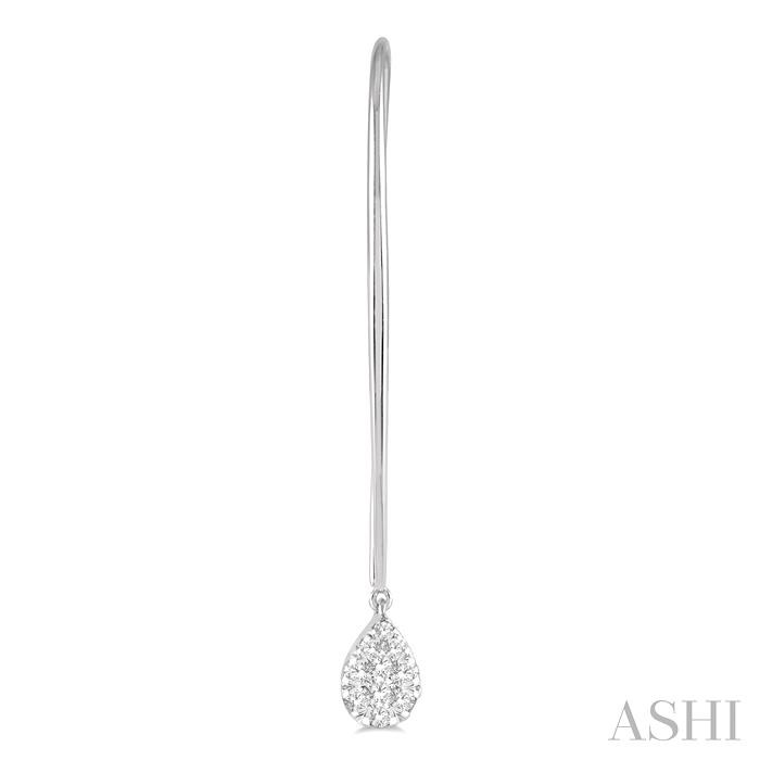 Pear Shape Lovebright Essential Diamond Earrings-2