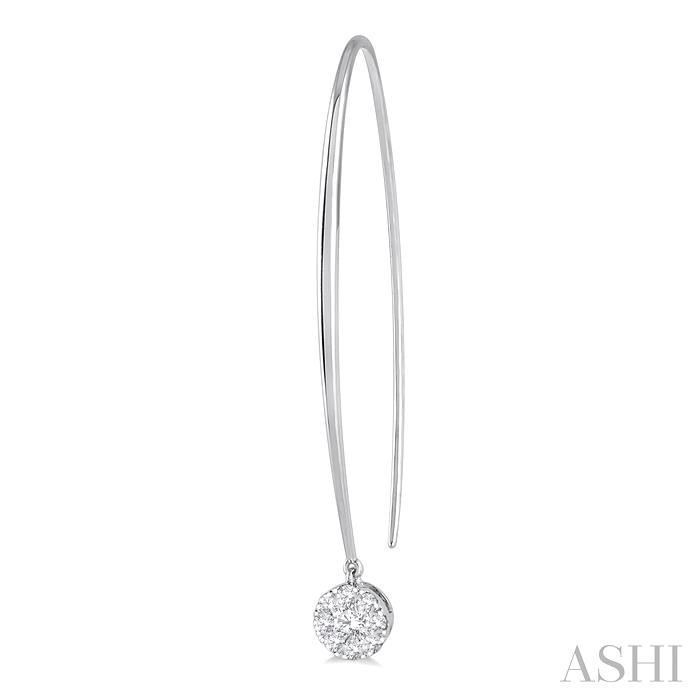 Round Shape Lovebright Essential Diamond Earrings-3