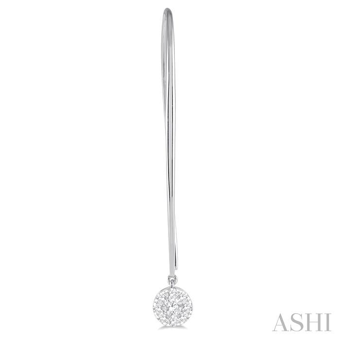 Round Shape Lovebright Essential Diamond Earrings-2
