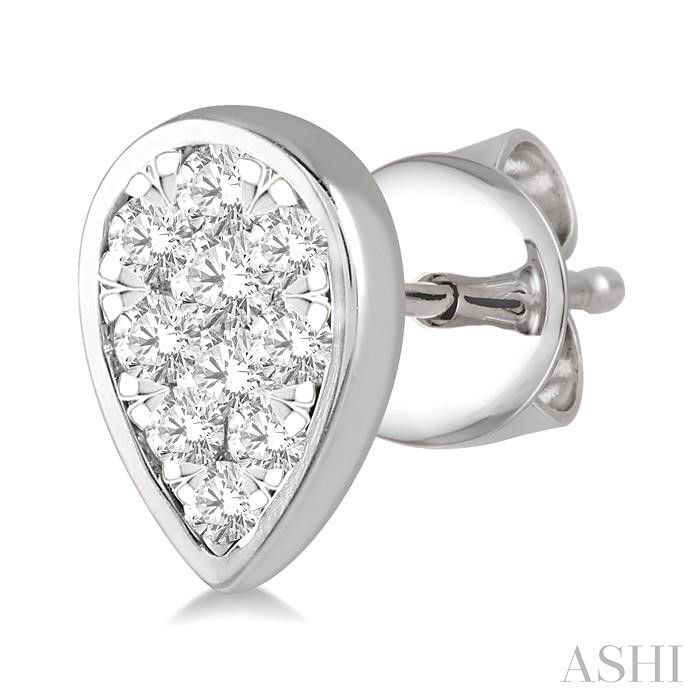 Pear Shape Lovebright Essential Diamond Stud Earrings-3