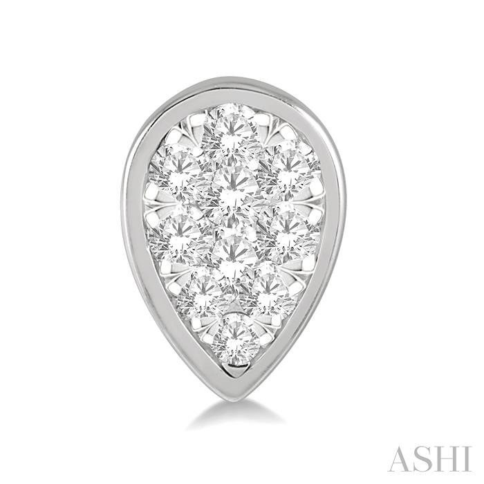 Pear Shape Lovebright Essential Diamond Stud Earrings-2