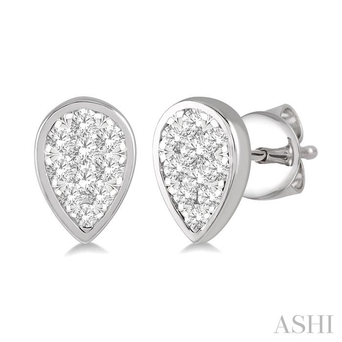 PEAR SHAPE LOVEBRIGHT ESSENTIAL DIAMOND EARRINGS