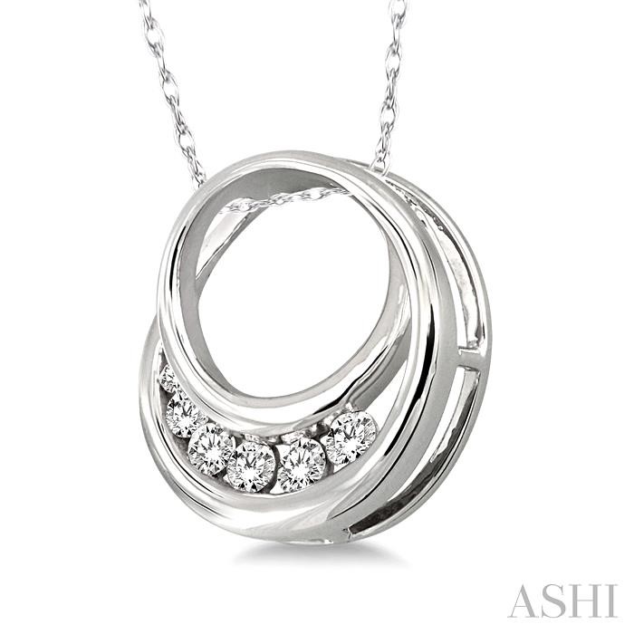 Circle Journey Diamond Pendant-2