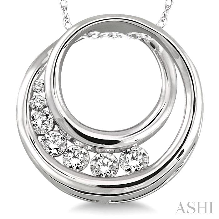Circle Journey Diamond Pendant-3