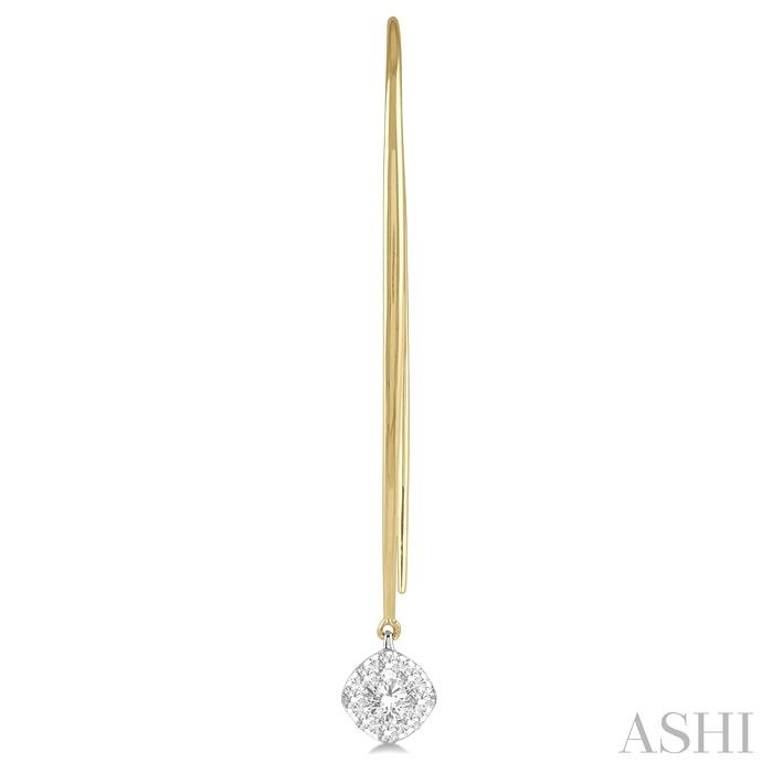 Cushion Shape Lovebright Essential Diamond Earrings-2