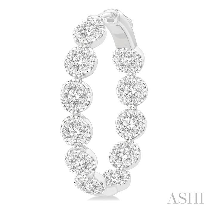 Inside-Out Lovebright Diamond Hoop Earrings-3
