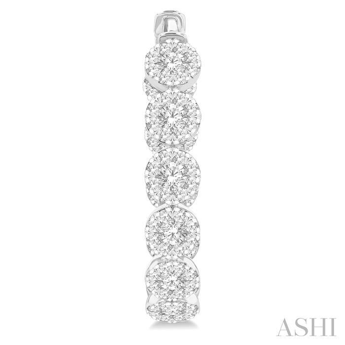 Inside-Out Lovebright Diamond Hoop Earrings-2