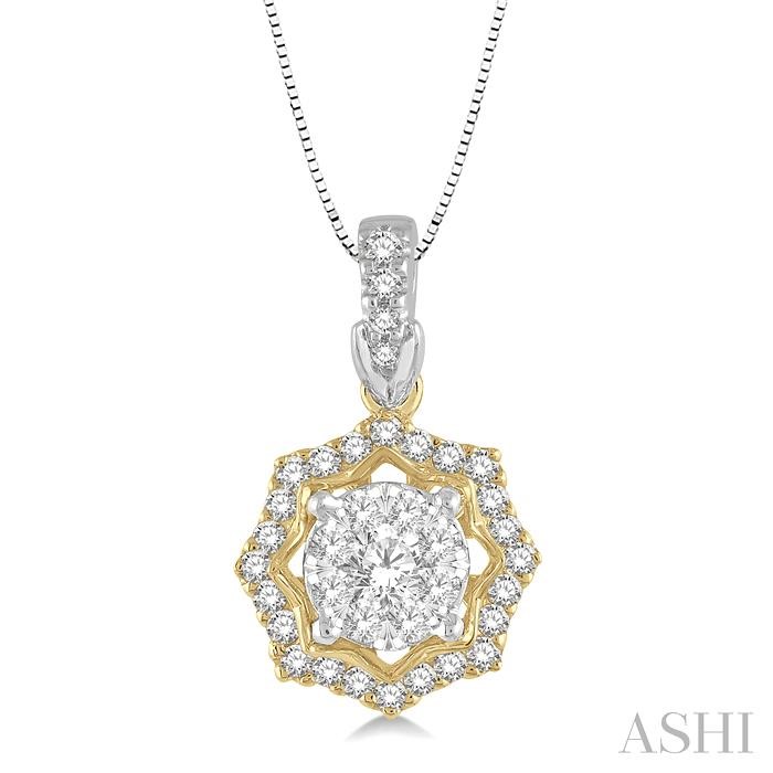 HALO LOVEBRIGHT DIAMOND FASHION PENDANT