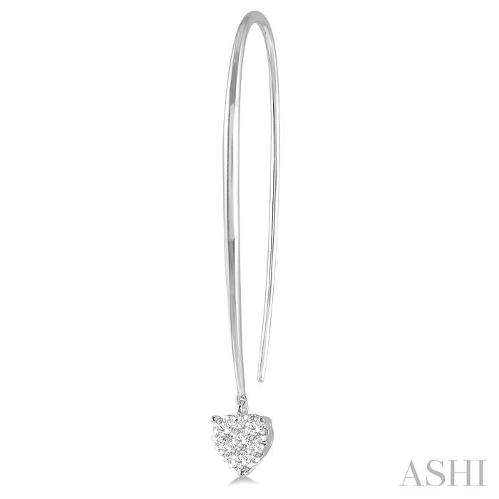 Heart Shape Lovebright Essential Diamond Earrings-3