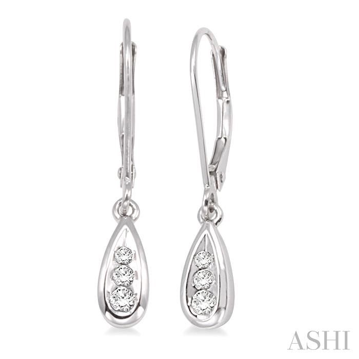 PEAR SHAPE DIAMOND EARRINGS