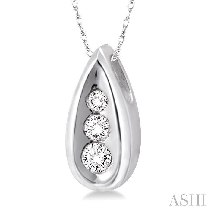 Pear Shape Diamond Pendant-2
