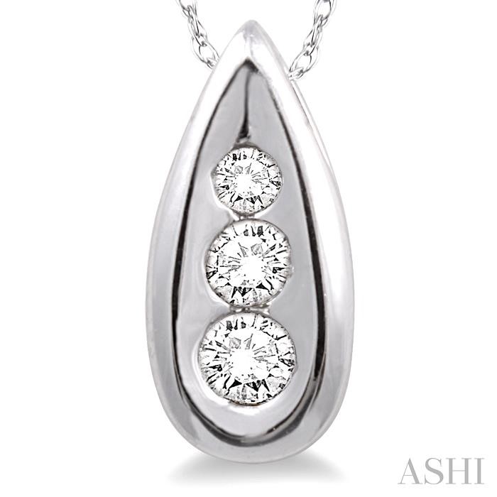 Pear Shape Diamond Pendant-3