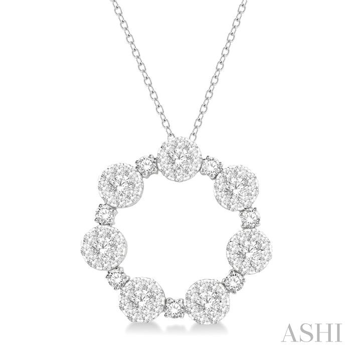 LOVEBRIGHT DIAMOND CIRCLE PENDANT