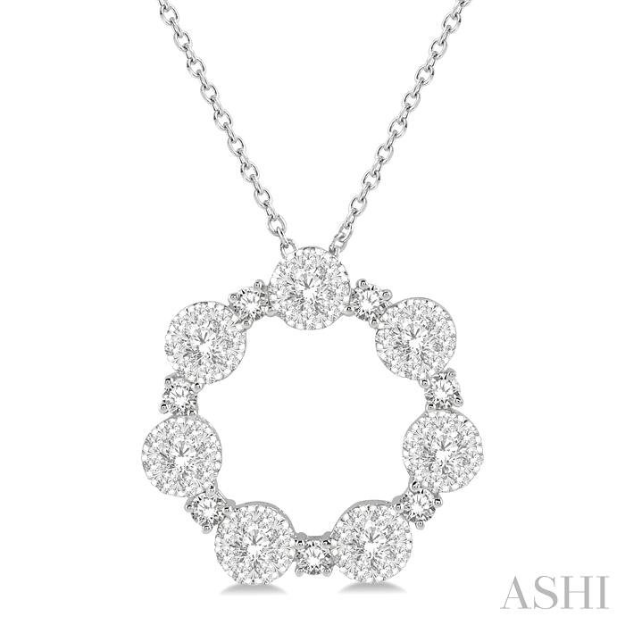 LOVEBRIGHT DIAMOND CIRCLE PENDANT