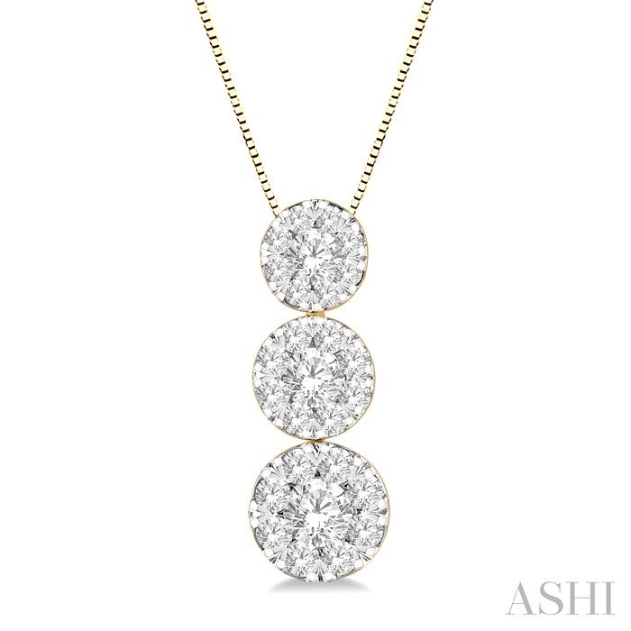 PAST PRESENT & FUTURE LOVEBRIGHT ESSENTIAL DIAMOND PENDANT