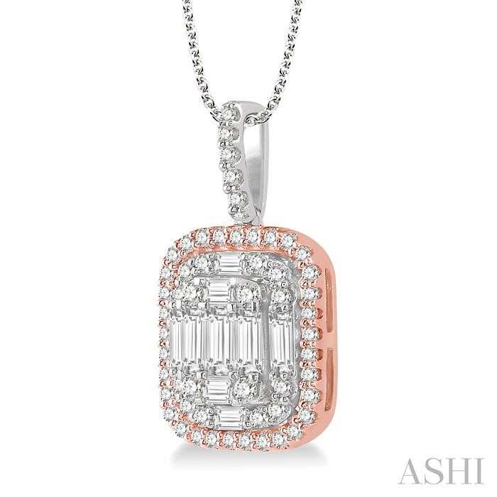 Halo Fusion Diamond Pendant-2